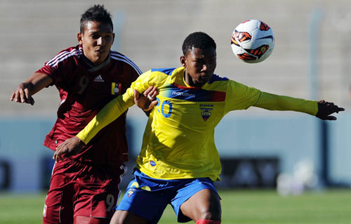 ECUADOR 0 - VENEZUELA 1 SUB 17 2013