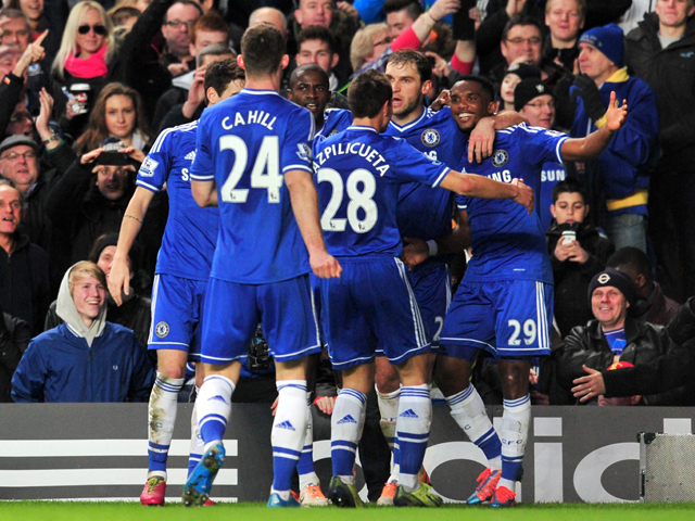 CHELSEA 3 MANCHESTER UNITED 1